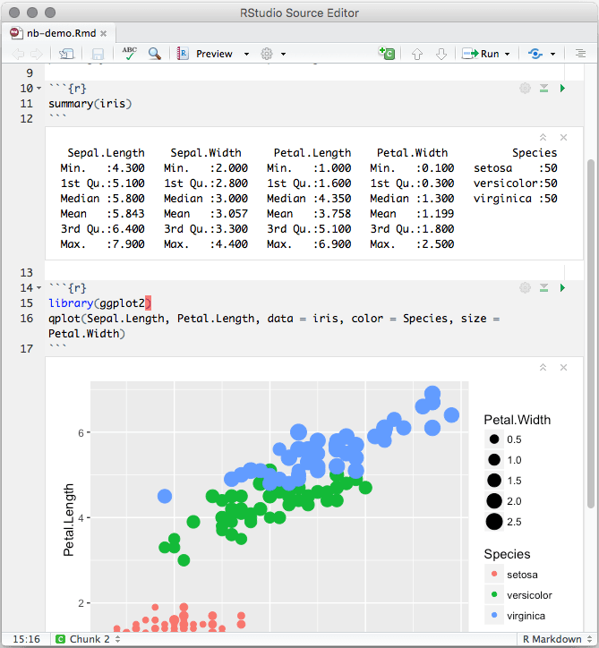 An R Notebook example.